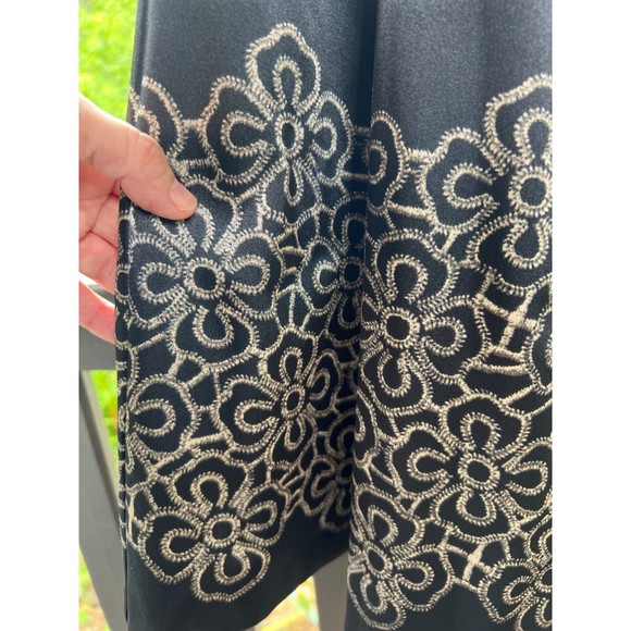 Nine West Little Black Dress with embroidered hem, Size 8 - Picture 6 of 7